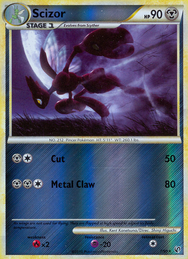 Undaunted Scizor #7/90 reverse holo